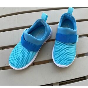 Cat & Jack Kids Blue Mesh Slip‎ On Sneakers Shoes Size 7 NWOT